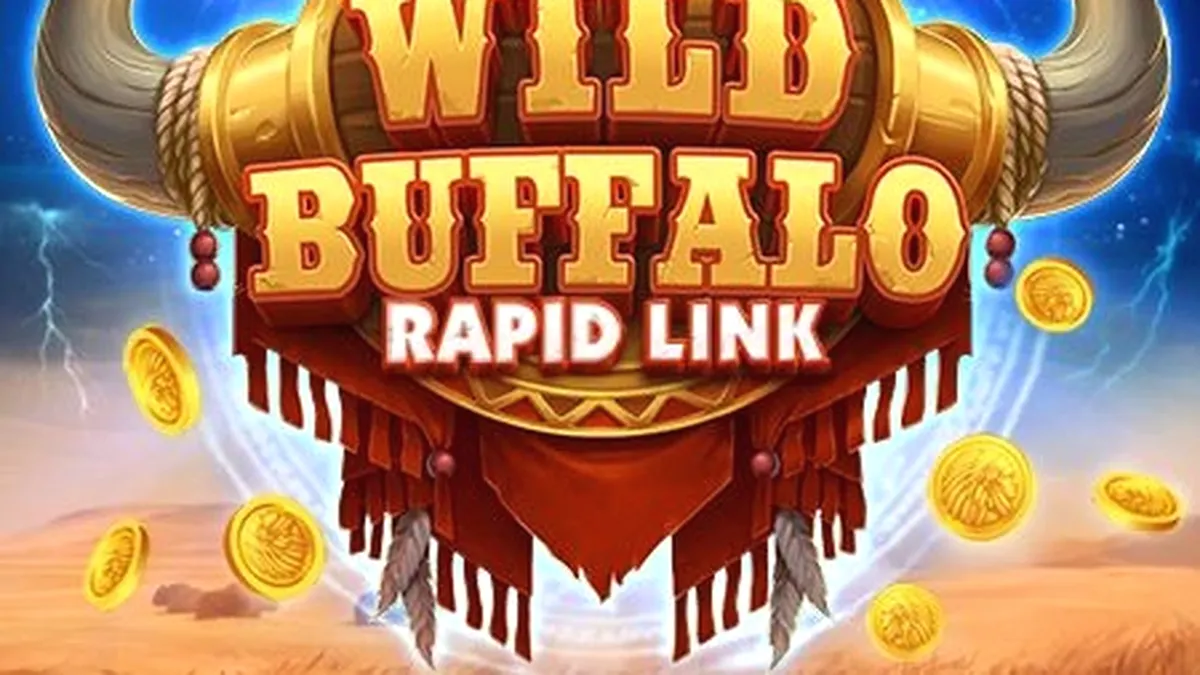 Cenário temático do jogo Wild Buffalo: Rapid Link com búfalos e natureza selvagem