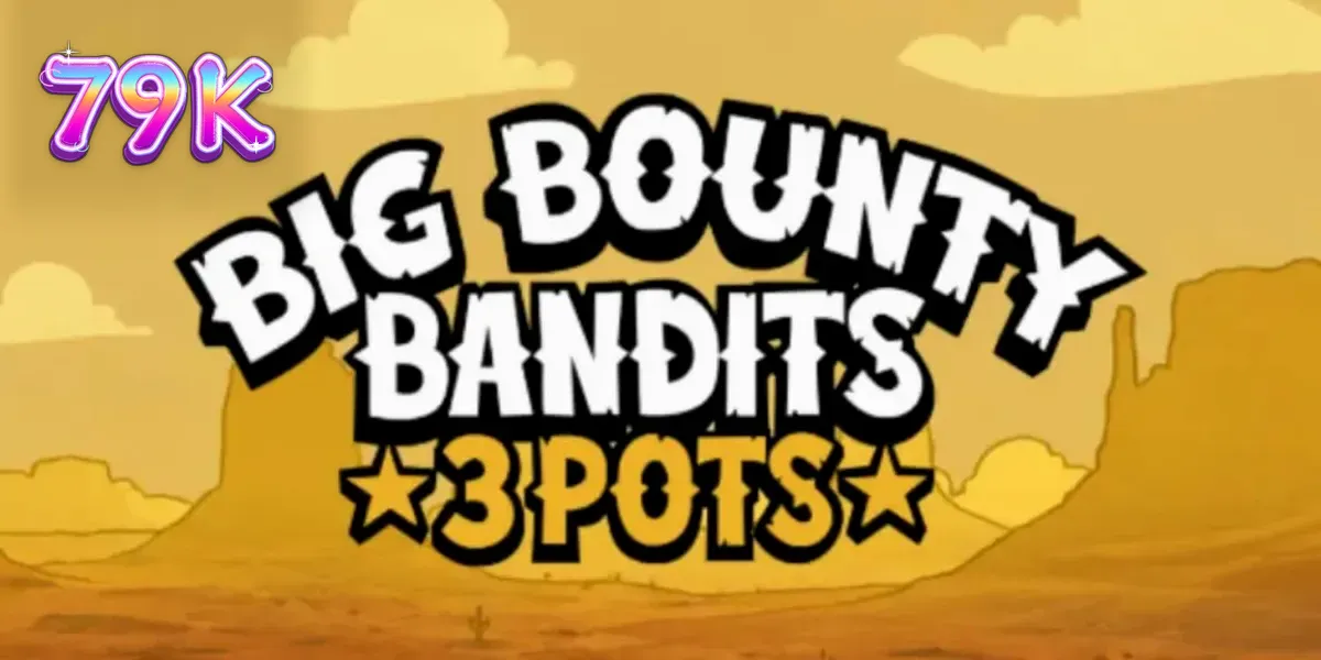 Interface vibrante e animada do slot Big Bounty Bandits: 3 Pots com temática de Velho Oeste.